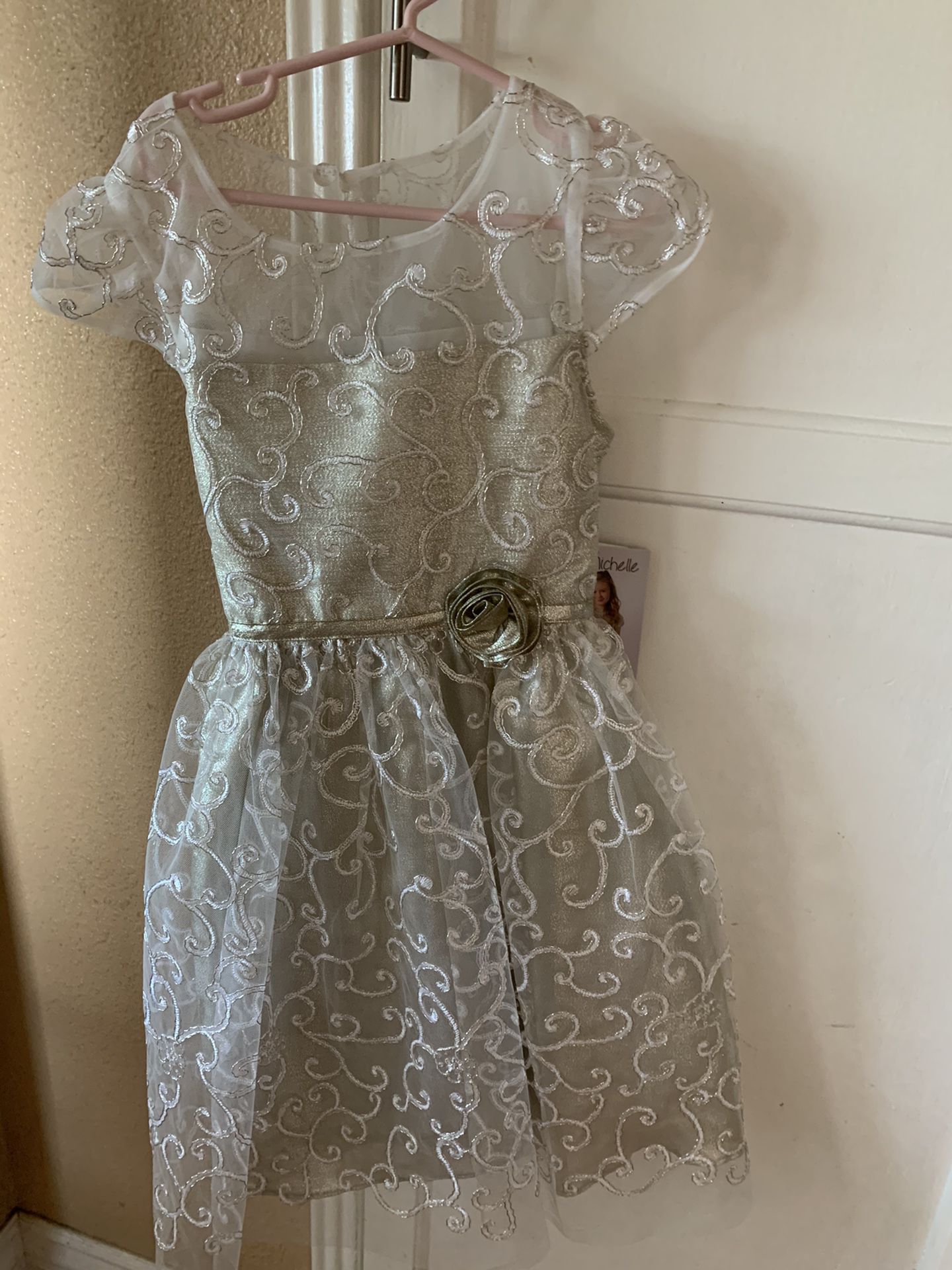 Dress Silver/gold size 8
