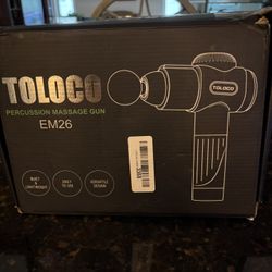 New Toloco Massage Gun . Color Black 