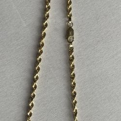 Hallow Rope Chain 20” 3mm 4.40 Grams 