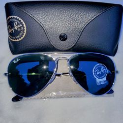BRAND NEW(SILVER)***Ray-ban official AVIATORS (silver)