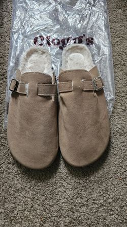 Cloggs Suede Finish Shoes - Beige