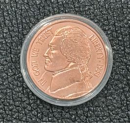 1 OZ ADVP Pure Copper Thomas Jefferson Style Coin