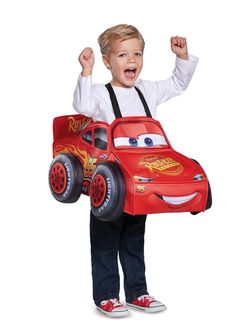 Disney - Cars - Lightning McQueen 3D Toddler Costume Size L(4-6)