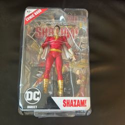 Shazam Action Figure (new but box damage)