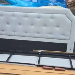 King Size Bed Frame With Head Board