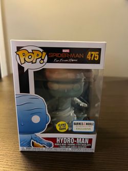 VAULTED EXCLUSIVE GLOW Hydro Man Funko Pop Bobblehead #475 Spider-man Far From