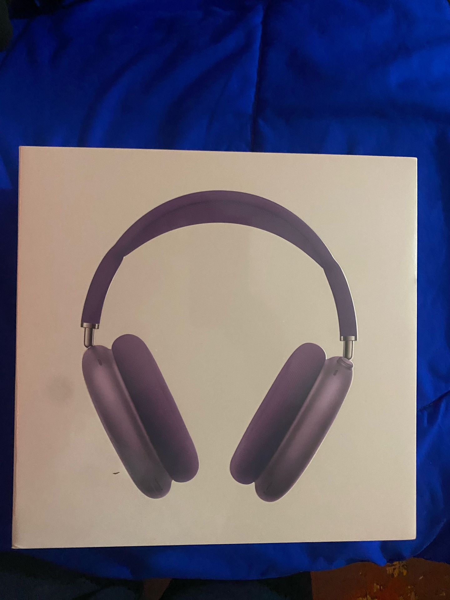Purple Apple AirPods Max Wireless Over-Ear Headphones, Pro-Level Active Noise Cancellation,