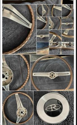 RARE Vintage 1963-65 Buick Riviera Steering Wheel complete. No cracks or breaks Insured Shipping available