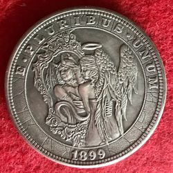 Angel Vs Devil Coin. First $20 Offer Automatically Accepted. Shipped Same Day