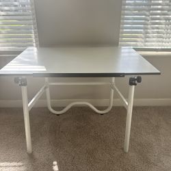 White Artist Desk