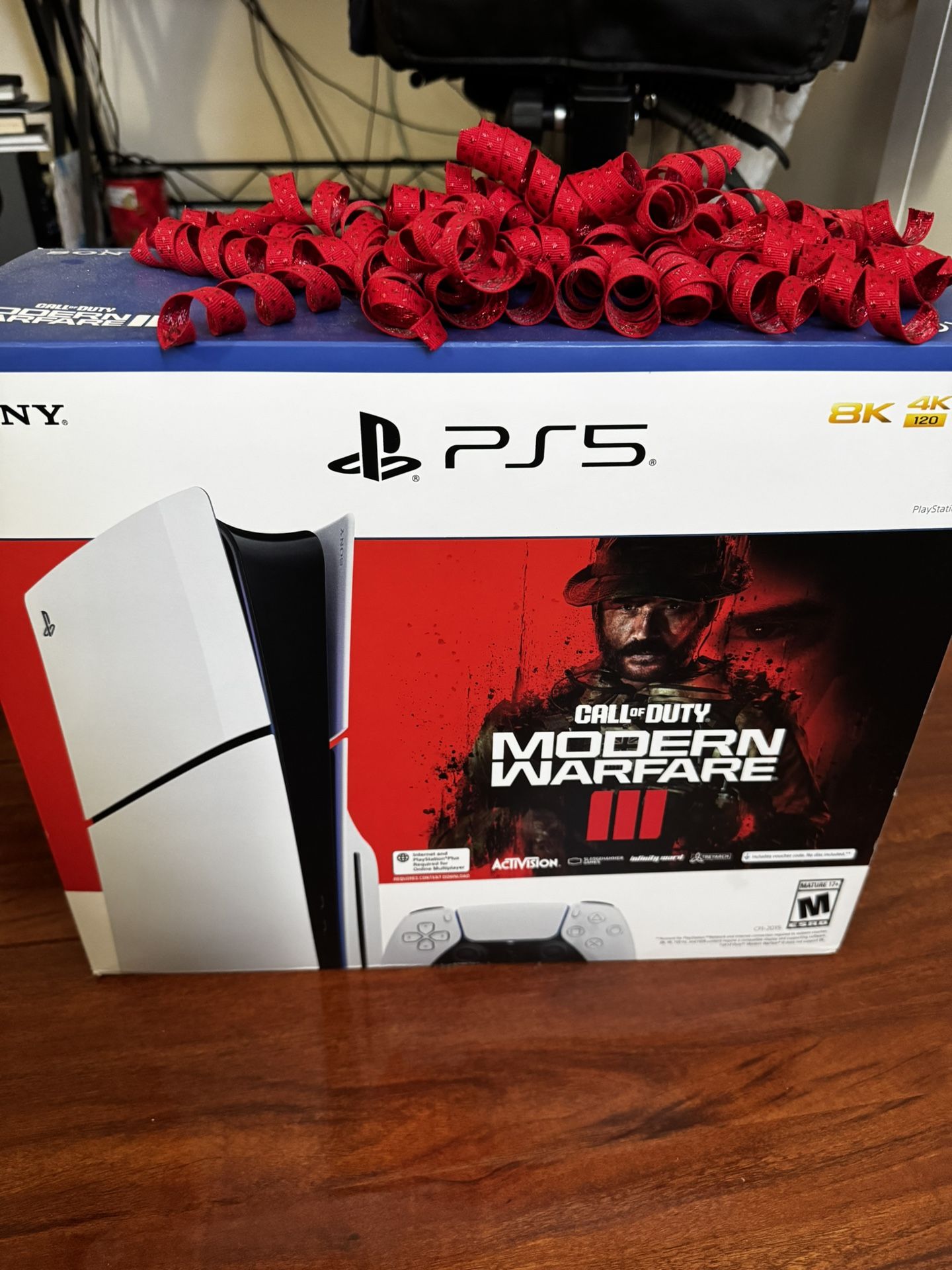 Sony PS5 Slim Blu-Ray Edition Call of Duty Modern Warfare III Bundle 1TB...