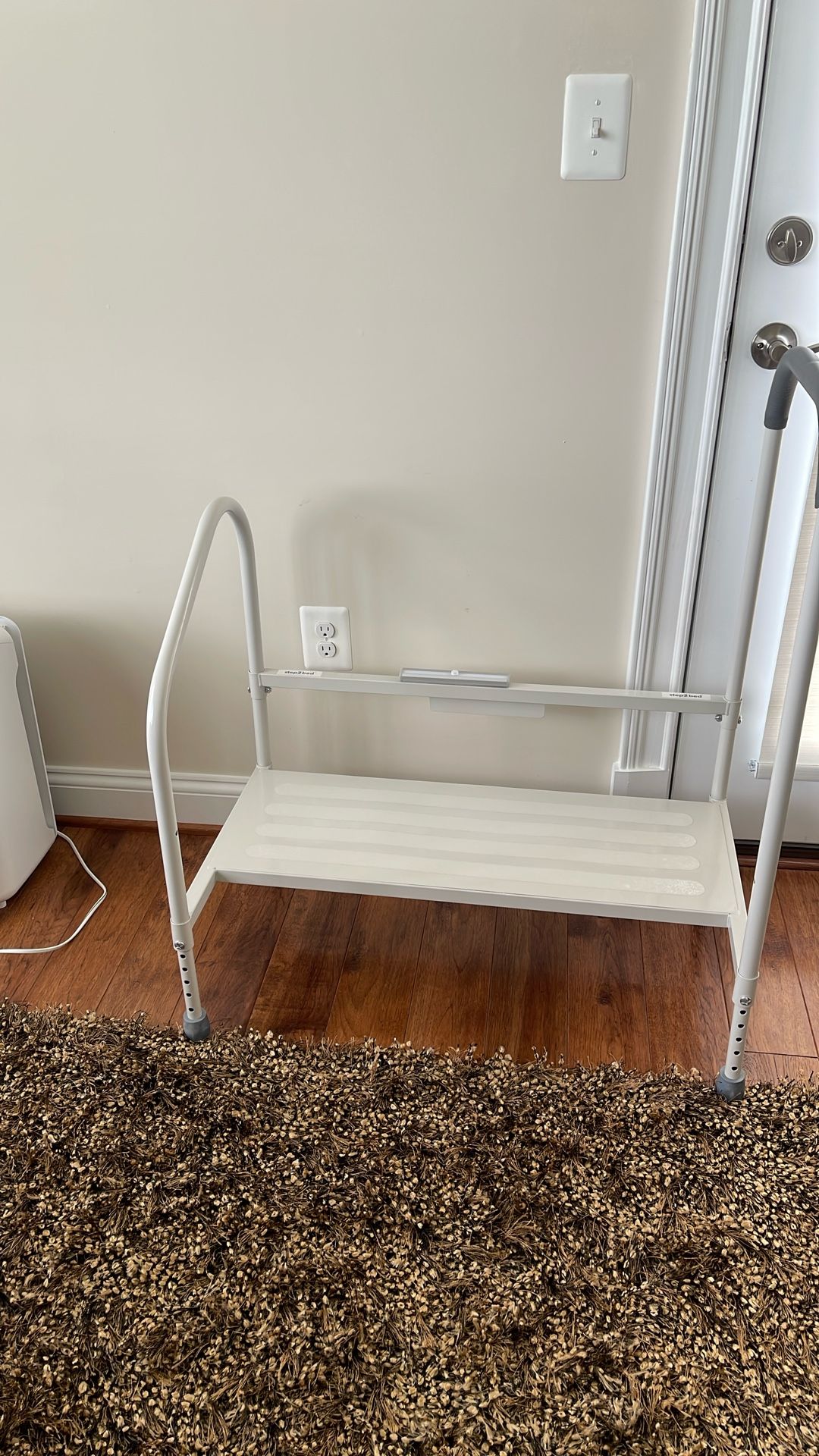Step To Bed With Handrails