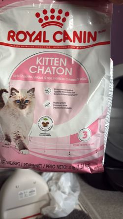 Unopened Bag of RC kitten food
