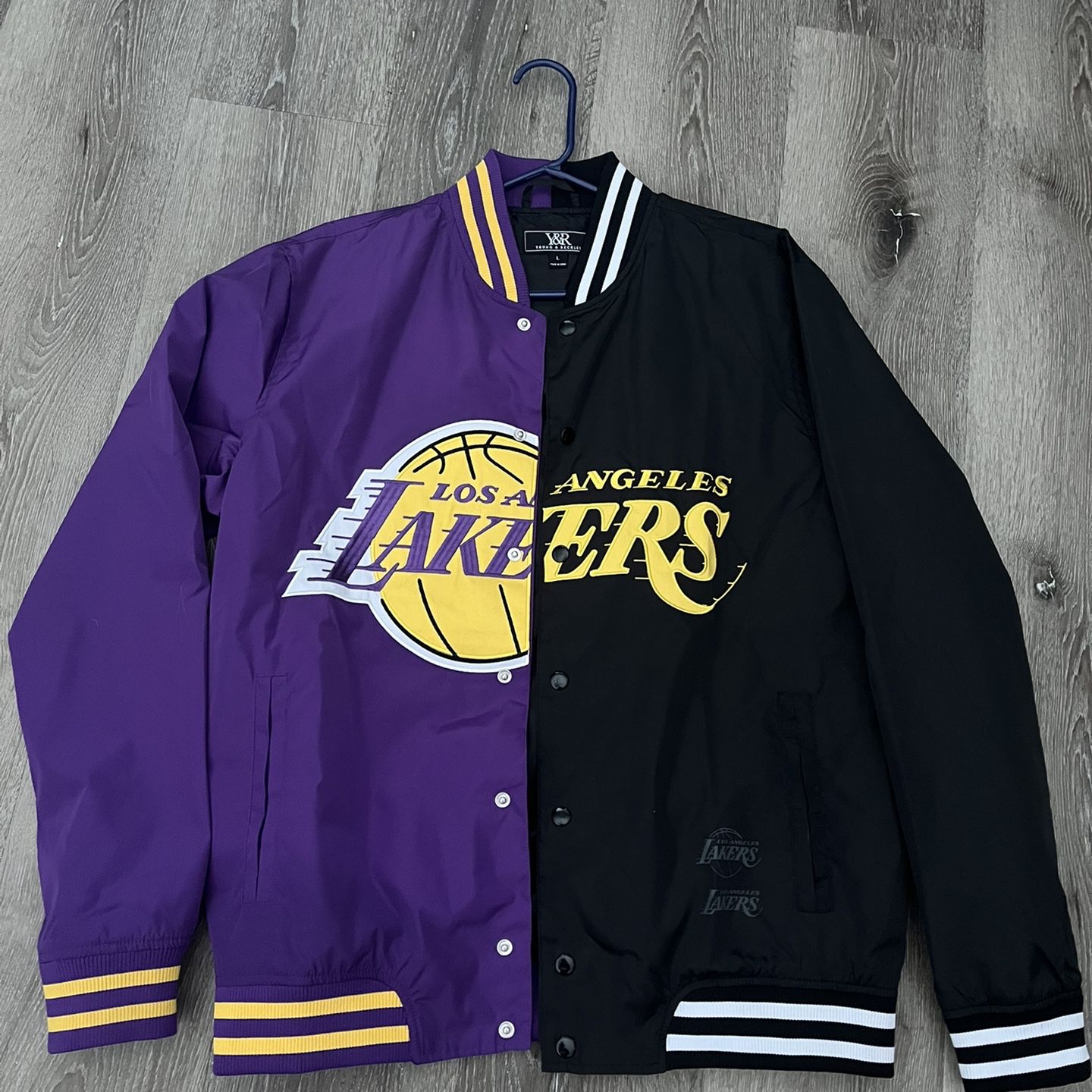 Double Sided Adidas Lakers Kids Varsity Jacket for Sale in Riverside  County, CA - OfferUp