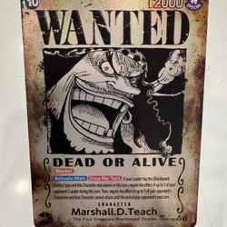 Wanted Marshall D Teach 