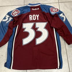 Patrick Roy Colorado Avalanche Hockey Jersey Size 50 Large Authentic Reebok CCM Preowned 