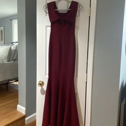 Beautiful Dress. Red Wine Color, Size Small