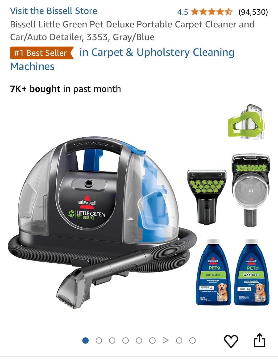 Bissel Handheld Upholstery Cleaner