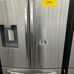 SAMSUNG Refrigerator 28 cu fr French Door with Dual Ice Maker … missing parts SALE $899 🎉🎊🥳🔥🥗🧊 1 year warranty