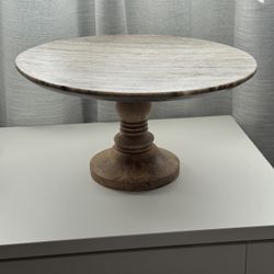 Marble Cake Plate / Dessert Stand