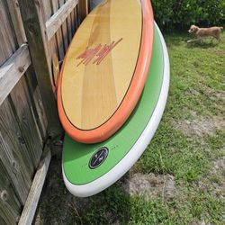 2 Paddles Boards. 10ft and 12 ft