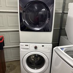 Whirlpool Duet Stackable Washer And Kenmore Gas Dryer 