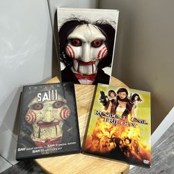 Saw Trilogy & Resident Evil Trilogy DVD