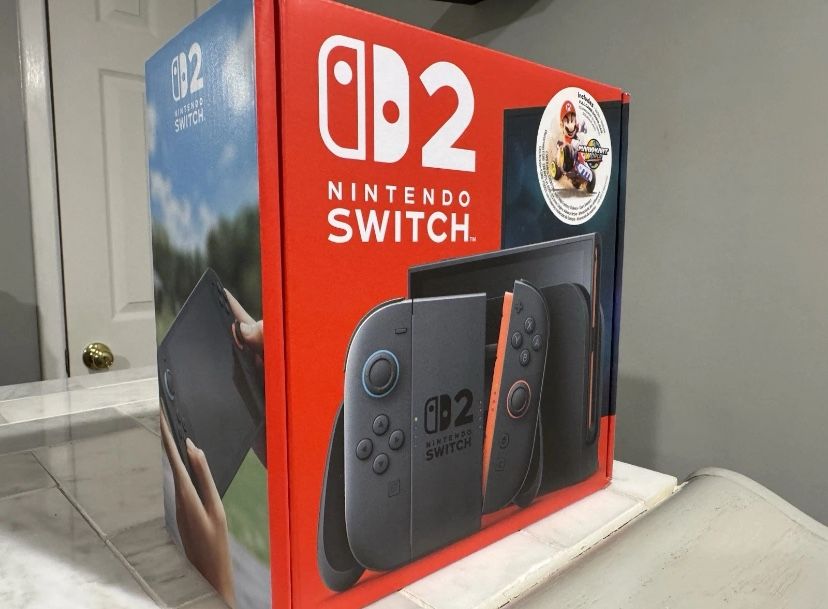 Nintendo Switch 2 + Mario Kart World Bundle Video Game Console 2025 Ships Fast ✅