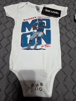 Houston Oilers 3/6 Months Warren Moon 500 Level Baby Onesie