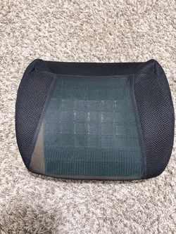 Portable Folding Stadium Seat Cushion with Back Support – Black