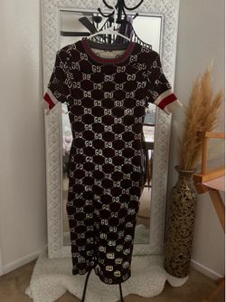 New without tag,  long Knitted dress ,  stretchy Small Thailand dress can fit Medium