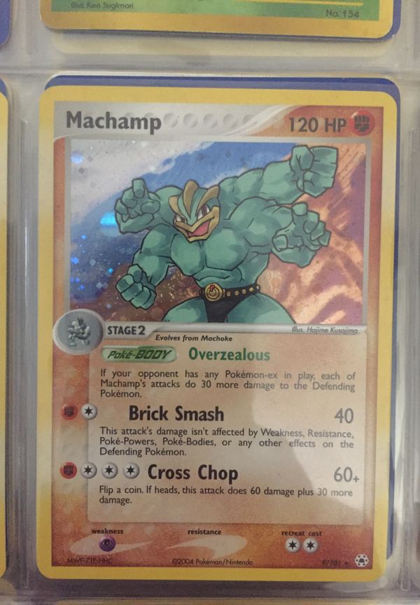 Machamp Holo Pokemon Card For Sale In Shadow Hills CA OfferUp