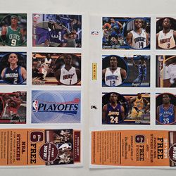 Miami Herald 2010 Panini Stickers LeBron James Dwyane Wade Chris Bosh Heat Basketball cards