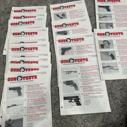 Gun Tests Magazine, Lot of 16,January through December 1995  aug-set missing Aug-sept-november-december  1994 ,jan-feb 1996
