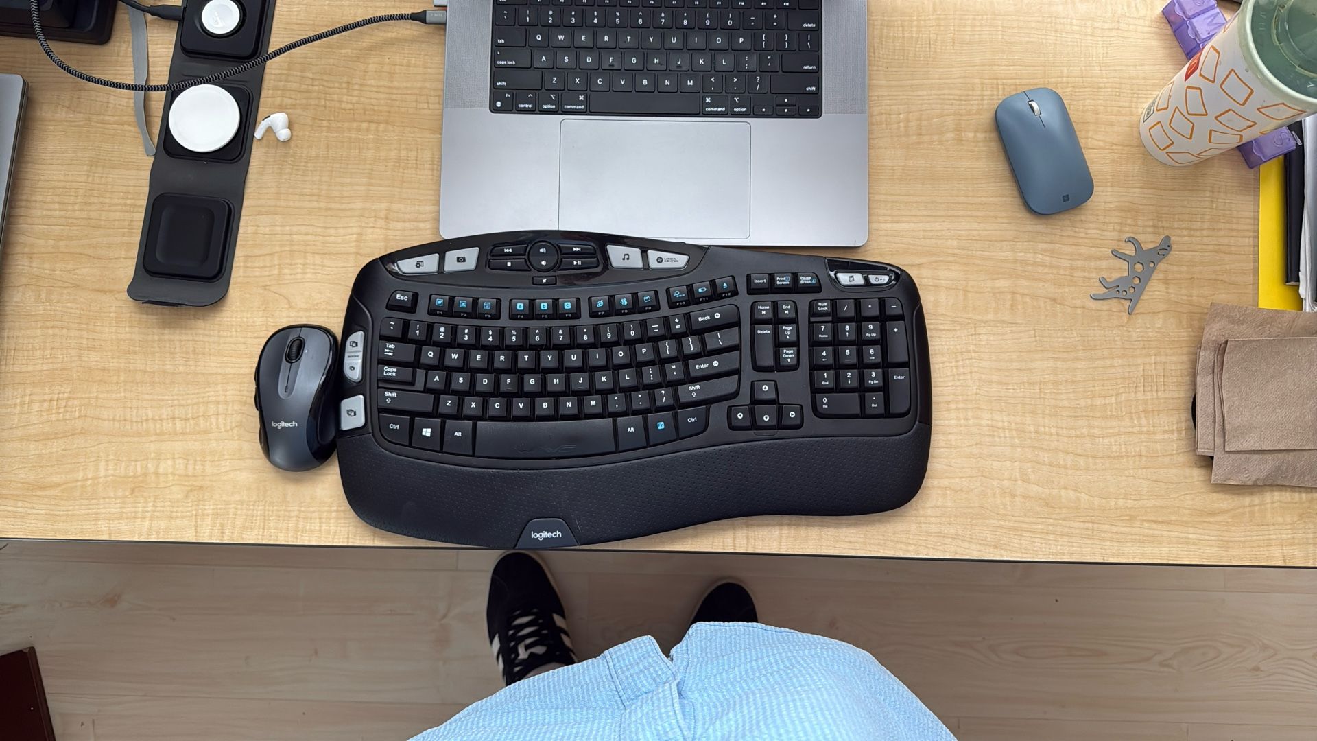 Logitech K350 And M510 Wireless Combo