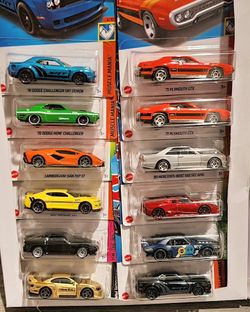 Hotwheels Challenger , Mercedes , Nissan , Lamborghini