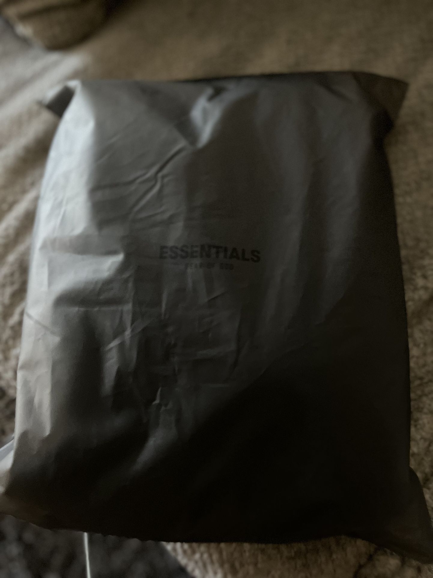 Essential size small hoodie black
