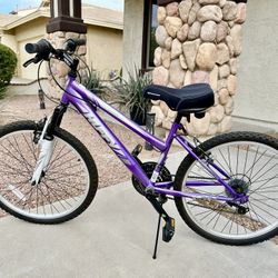 Like New Huffy Highland 24” Bike – 21 Speed, Purple