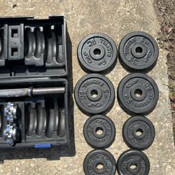 Weight and dumbbell set 