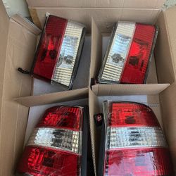 Bmw E34 Clear And Red Tails