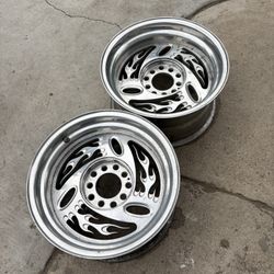 15” Rims Ford Mustang Falcón Ranchero Chevy Camaro Nova Chevelle Dodge Plymouth Charger 15X8 Wheels