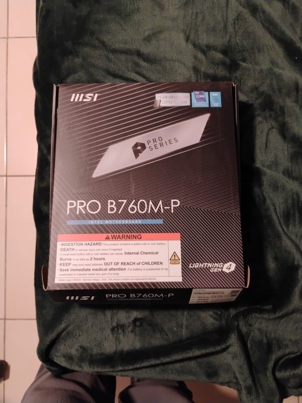 MSI Pro B760m-p Intel Lga 1700 Motherboard 