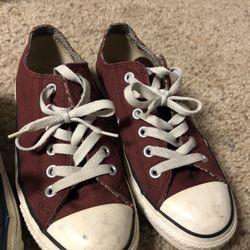 Converse Shoes- Maroon