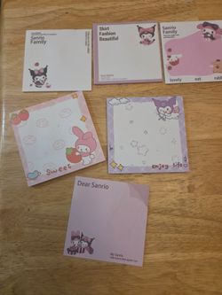 Sanrio notepads