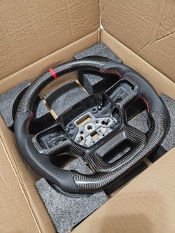 BRAND NEW 2021-2026 FORD F150 RAPTOR Real Carbon Fiber Steering Wheel