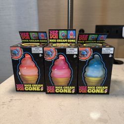 Nee doh nice cream cones Full Set Fidget squishy toy 