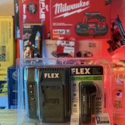 FLEX 24 V battery and charger 2.5 (FAST CHARGER)