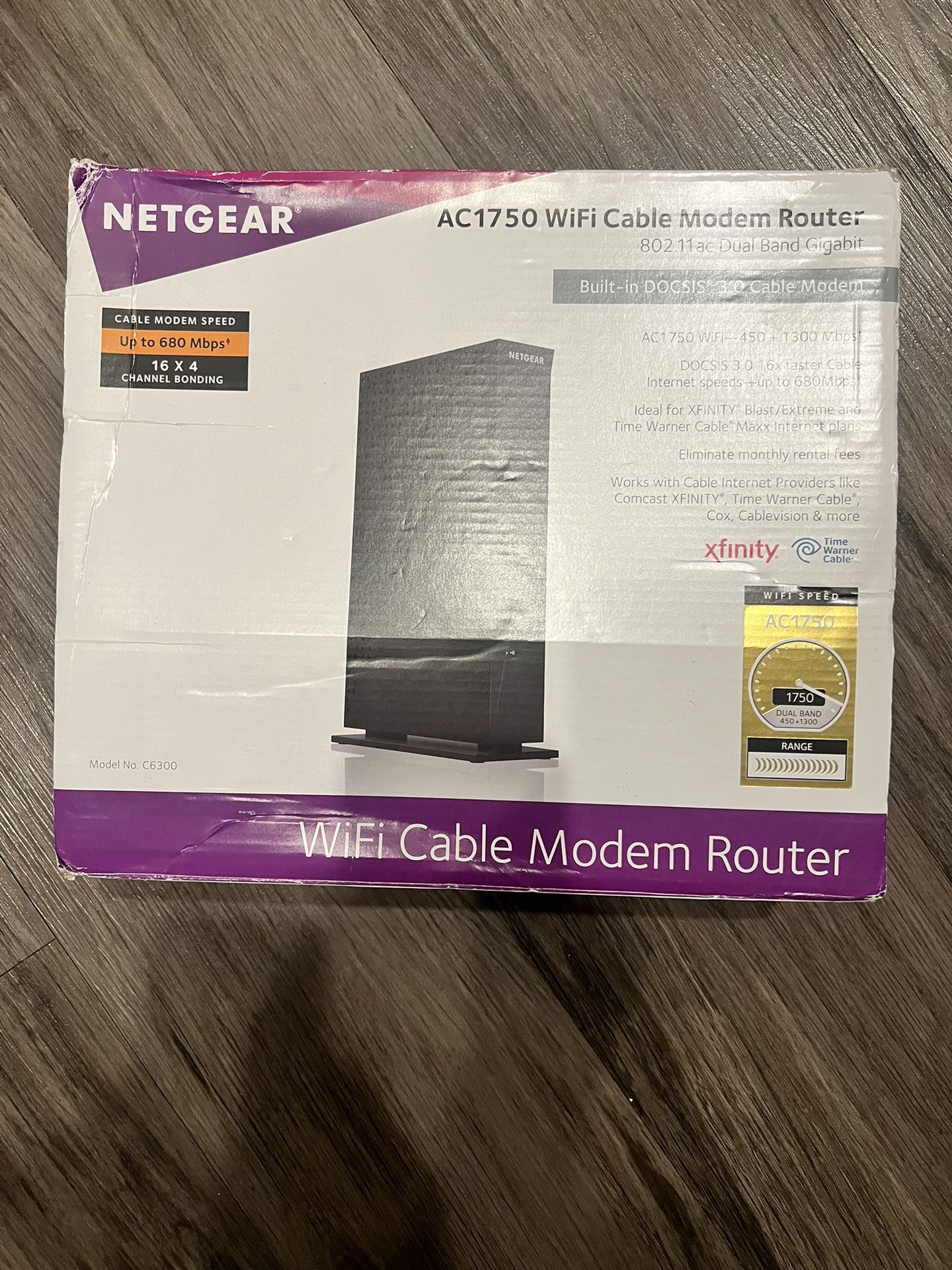 Netgear AC1750 WiFi Cable Modem Router
