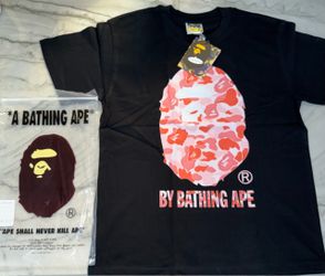 A Bathing Ape BAPE Camo Ape Head T-Shirt Black
