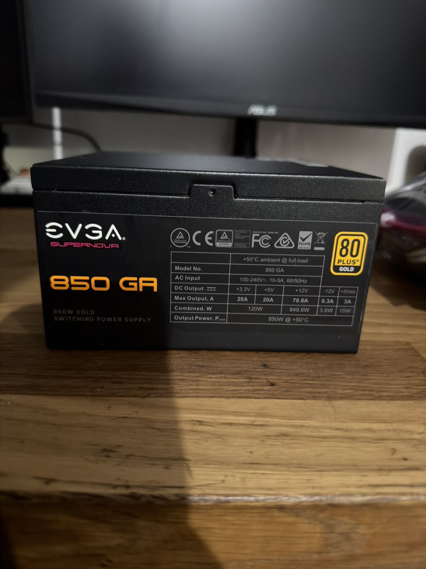 EVGA Supernova 850+ Gold Power supply